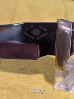 Wilson Wild Side Stag Hunting Fixed Blade Knife & Sheath, Naknek Alaska