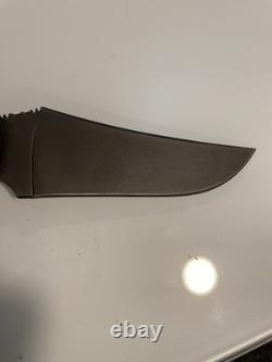 Winkler II Tribal Design Wooden Handle 80cr20v Carbon Steel & Leather Sheath