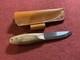 Wood Bear Knives BCNW-01 Bushcraft Knife Andras Csorba O1 Steel Scandi Sheath