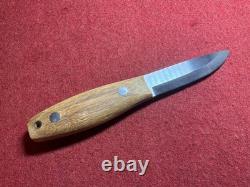 Wood Bear Knives BCNW-01 Bushcraft Knife Andras Csorba O1 Steel Scandi Sheath