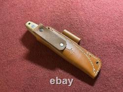 Wood Bear Knives BCNW-01 Bushcraft Knife Andras Csorba O1 Steel Scandi Sheath