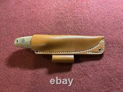 Wood Bear Knives BCNW-01 Bushcraft Knife Andras Csorba O1 Steel Scandi Sheath