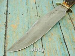 XL Vintage Gc Co Gutmann Germany 443 Stag Fighting Original Bowie Knife Knives