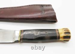 Z32 Vintage Marbles Wood Craft Knife Patent Pending 1915 Sheath No Original