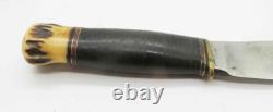 Z32 Vintage Marbles Wood Craft Knife Patent Pending 1915 Sheath No Original