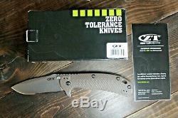 Zero Tolerance Hinderer 0561 Knife Dark Earth G10 (3.75 Stonewash) ZT