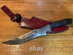 Zombie Tools SCYLLIS Knife 9 5160 Steel Blade ZT Warlander Leather Sheath